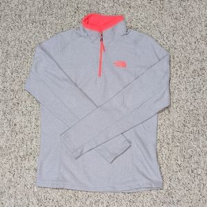 North Face fleece half zip sweater